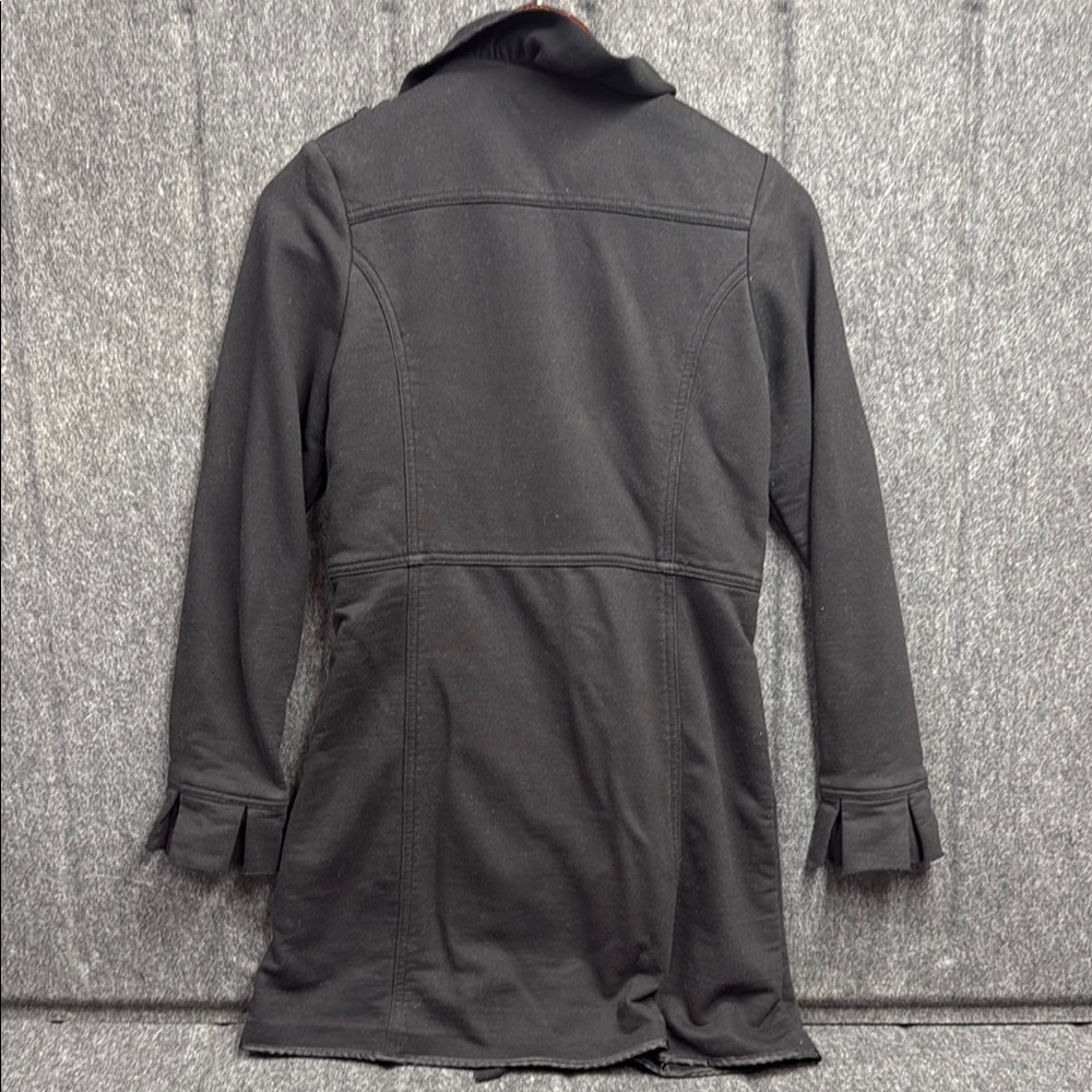 Kut from the Kloth Black Trench Coat - Picture 3 of 5